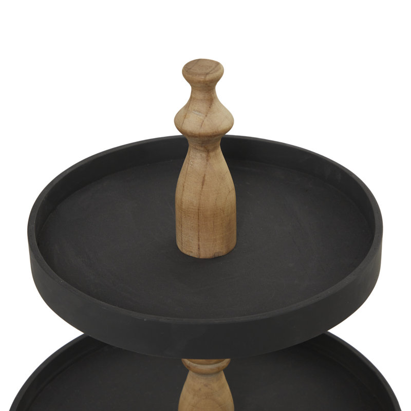TIERED WOOD SERVER